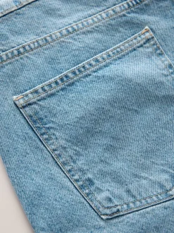 Délavage bleu moyen - Shorts en Denim Edit Jort