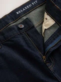 Délavage Indigo - Jean classique extensible à coupe décontractée