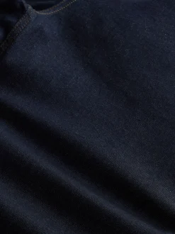 Délavage Indigo - Jean classique extensible à coupe décontractée