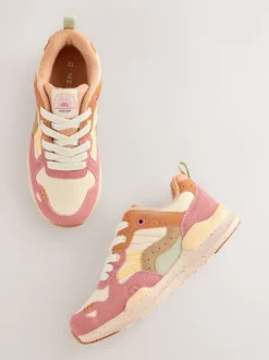 doux - Baskets à lacets color block