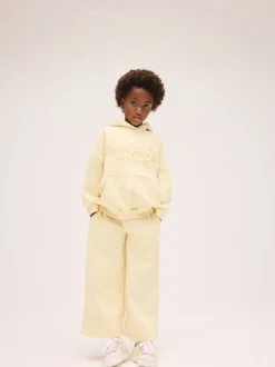 Détail jaune brodé - Sweat à capuche (3-16 ans)