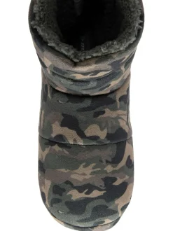 Dunlop Mens Faux Fur Lined Boot Slippers