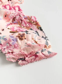 Ecru Floral - Combinaisons de sommeil pour bébé 3 Pack (0mois-2ans)