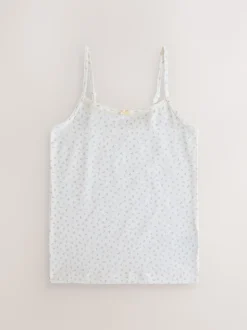 Ecru Floral - Gilets cami imprimés à bretelles Lot de 3 (1.5-16ans)