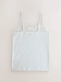 Ecru Floral - Gilets cami imprimés à bretelles Lot de 3 (1.5-16ans)