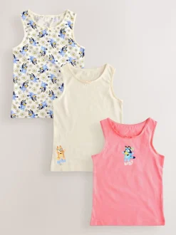 Ecru/Rose - Lot de 3 gilets Bluey (1.5-8ans)