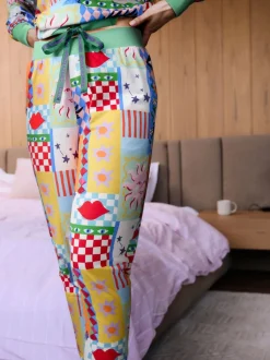 Effet patchwork multicolore - Pyjama Eleanor Bowmer