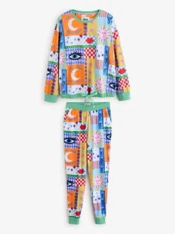 Effet patchwork multicolore - Pyjama Eleanor Bowmer