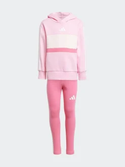Ensemble adidas Essentials Tiberio Sweat-shirt à capuche et Leggings Little Kids