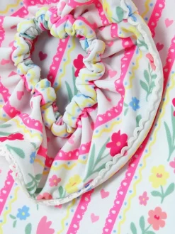 Ensemble Angels By Accessorize Maillot de bain Imprimé Fleuri & chouchou FILLE