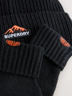 Ensemble bonnet et gants Superdry