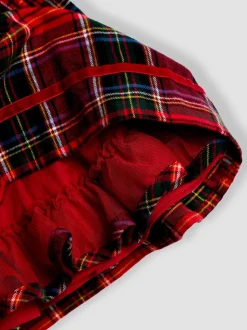 Ensemble chemisier et jupe en tartan JoJo Maman Bébé