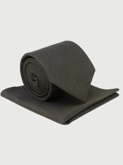 Ensemble cravate et mouchoir de poche Brook Taverner en soie mélangée