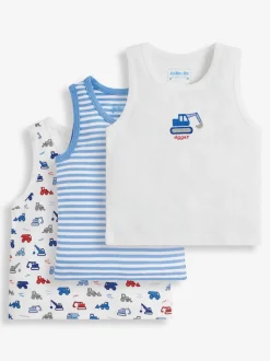 Ensemble débardeur JoJo Maman Bébé 3-Lot Digger pour garçon