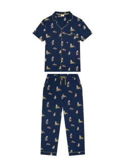 Ensemble de pyjamas longs Chelsea Peers Country Hound imprimé chien