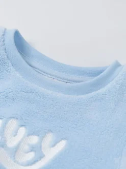 Ensemble de pyjamas Vanilla Underground Bluey en polaire à manches longues