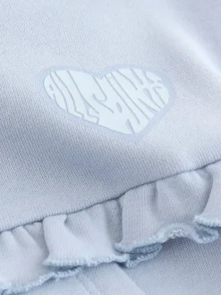 Ensemble jeune smALLSAINTS Lover Sweat à capuche à volants et leggings évasés côtelés