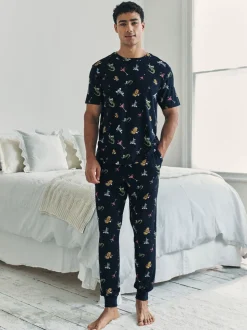 Ensemble pyjama Chelsea Peers Wild dining imprimé