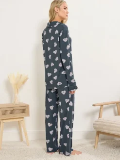 Ensemble pyjama Long Tall Sally doux au toucher Animal cœur