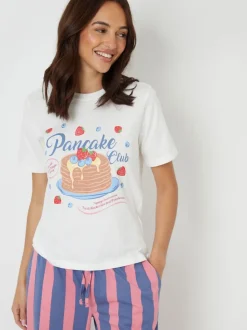 Ensemble pyjama Threadbare à manches courtes imprimé graphique