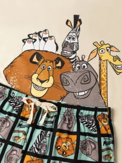 Ensemble pyjama Vanilla Underground jambes longues en coton à manches courtes