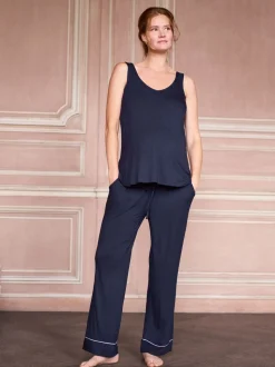 Ensemble Seraphine Grossesse et Allaitement Vêtements de nuit 3 Pieces