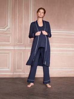 Ensemble Seraphine Grossesse et Allaitement Vêtements de nuit 3 Pieces