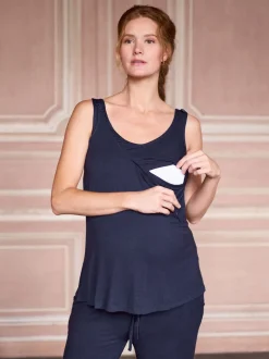 Ensemble Seraphine Grossesse et Allaitement Vêtements de nuit 3 Pieces