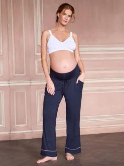 Ensemble Seraphine Grossesse et Allaitement Vêtements de nuit 3 Pieces