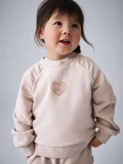 Ensemble smALLSAINTS Sweat-shirt Lover Jambe large Joggings