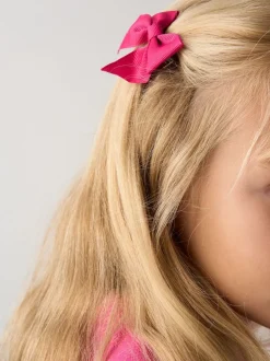 Ensemble veste et robe Miss jacquard rose avec nœud