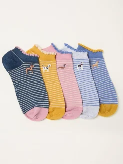FatFace 5 paires de chaussettes de sport