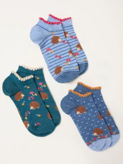 FatFace 3 paires de chaussettes de sport