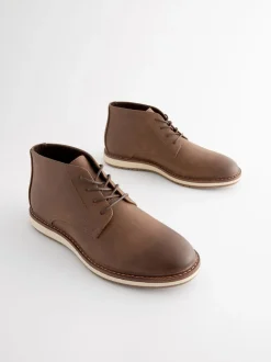 Fauve/marron - Bottines style sport