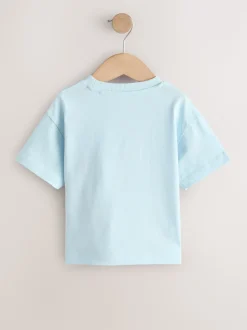 Ferme verte/bleue - T-shirt appliqué Manches courtes (3mths-7yrs)