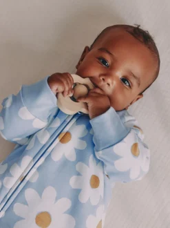 Fleur bleue - 2.5 TOG Combinaison de nuit matelassée Bébé