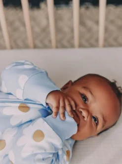 Fleur bleue - 2.5 TOG Combinaison de nuit matelassée Bébé