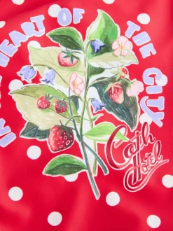 Fleur rouge à pois - Maillot de bain à volants Cath Kidston (3mois à7ans)