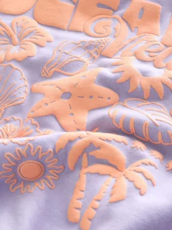 Fleur violette lilas - Sweat-shirt (3-16yrs)