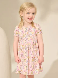Fleuri - Robe en jersey côtelé (3mths-7yrs)
