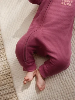 Fleurs multicolores - Combinaisons de nuit à fermeture éclair pour bébés 3 Pack (0mths-3yrs)