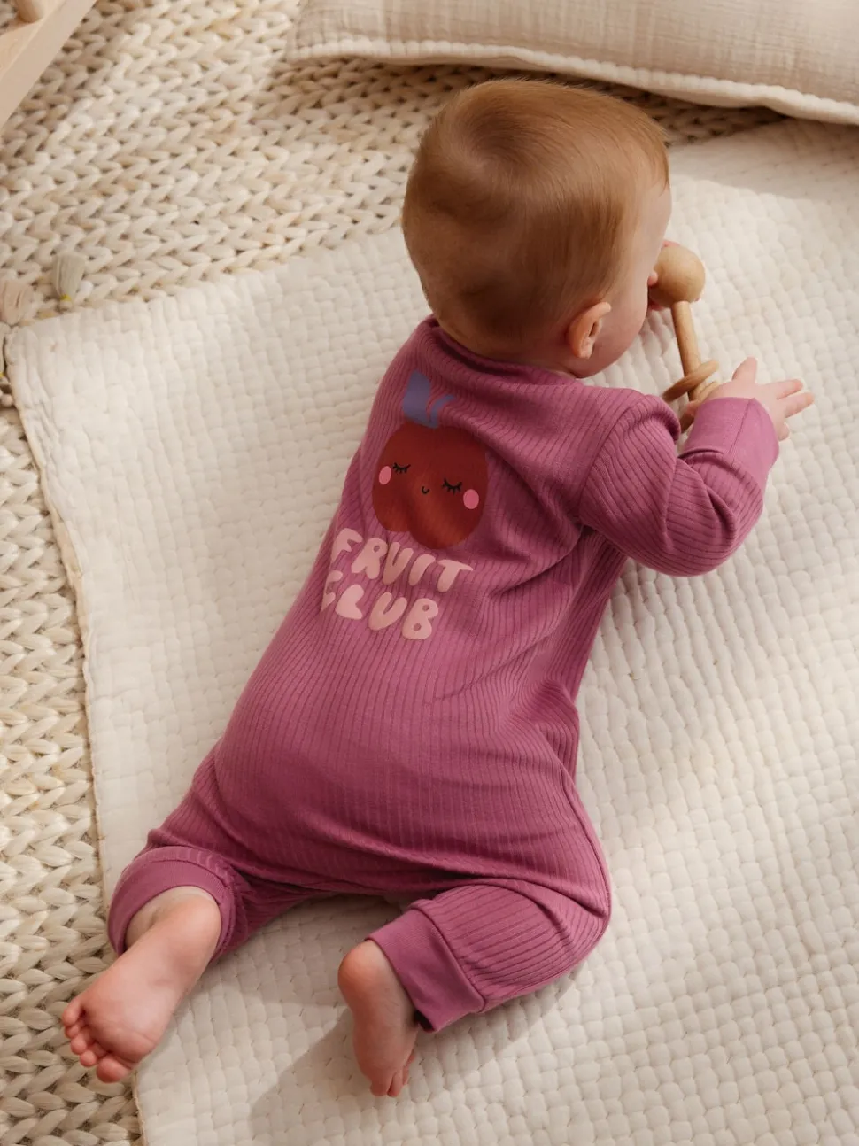 Fleurs multicolores - Combinaisons de nuit à fermeture éclair pour bébés 3 Pack (0mths-3yrs)