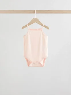 Floral bleu - Paquet de bodys pour bébé avec gilet 5