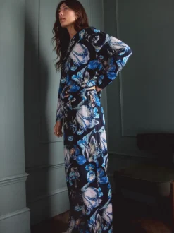 Floral bleu - Pyjama Kew Collection à manches longues