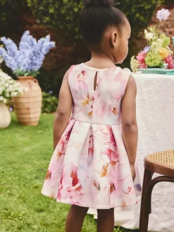 Floral rose - Robe de plongée sous-marine (3mois-7ans)