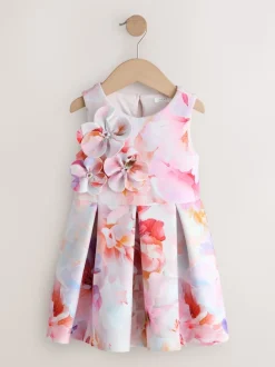 Floral rose - Robe de plongée sous-marine (3mois-7ans)