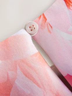 Floral rose - Robe de plongée sous-marine (3mois-7ans)