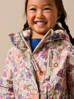 Floral vert - Personnage Combinaison de ski (6mois-7ans)