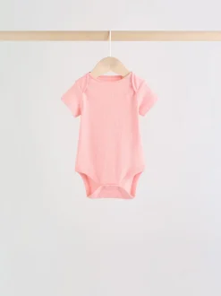 Fluro Rose - Bébé Manches courtes Bodysuits 5 Pack