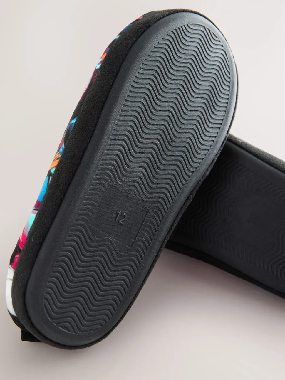 Football noir/multicolore - Mules chaussons